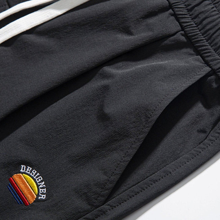 Thesclo - Embroidered Logo Sweatpants - Streetwear Fashion - thesclo.com