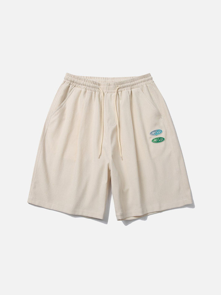 Thesclo - Embroidery Badge Shorts - Streetwear Fashion - thesclo.com