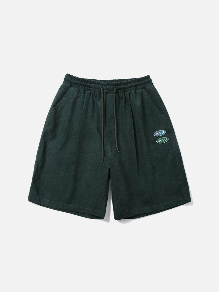 Thesclo - Embroidery Badge Shorts - Streetwear Fashion - thesclo.com