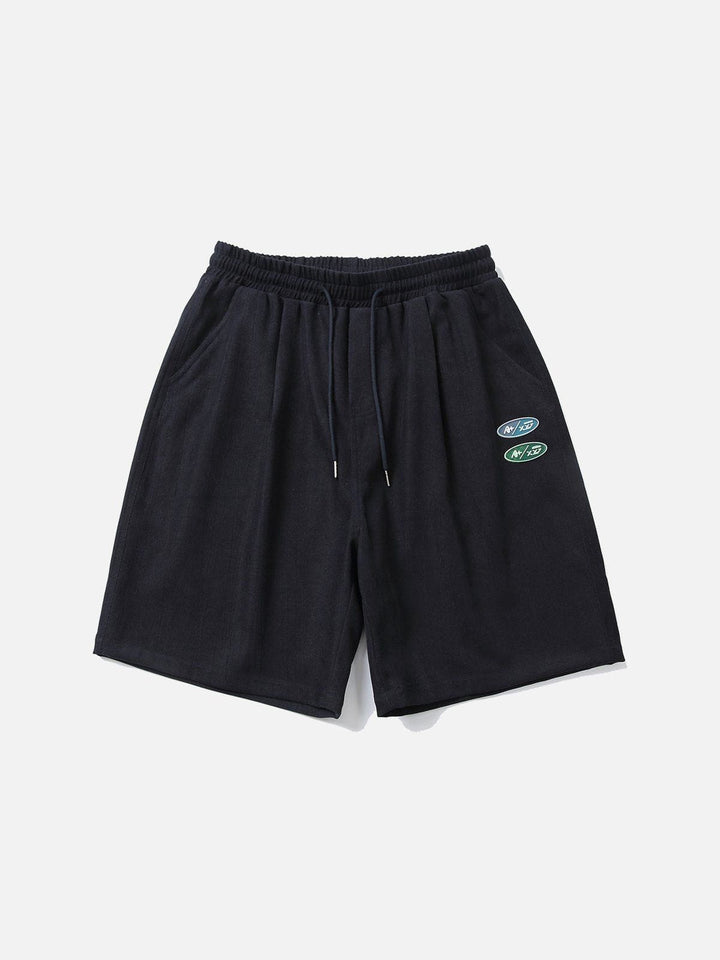 Thesclo - Embroidery Badge Shorts - Streetwear Fashion - thesclo.com