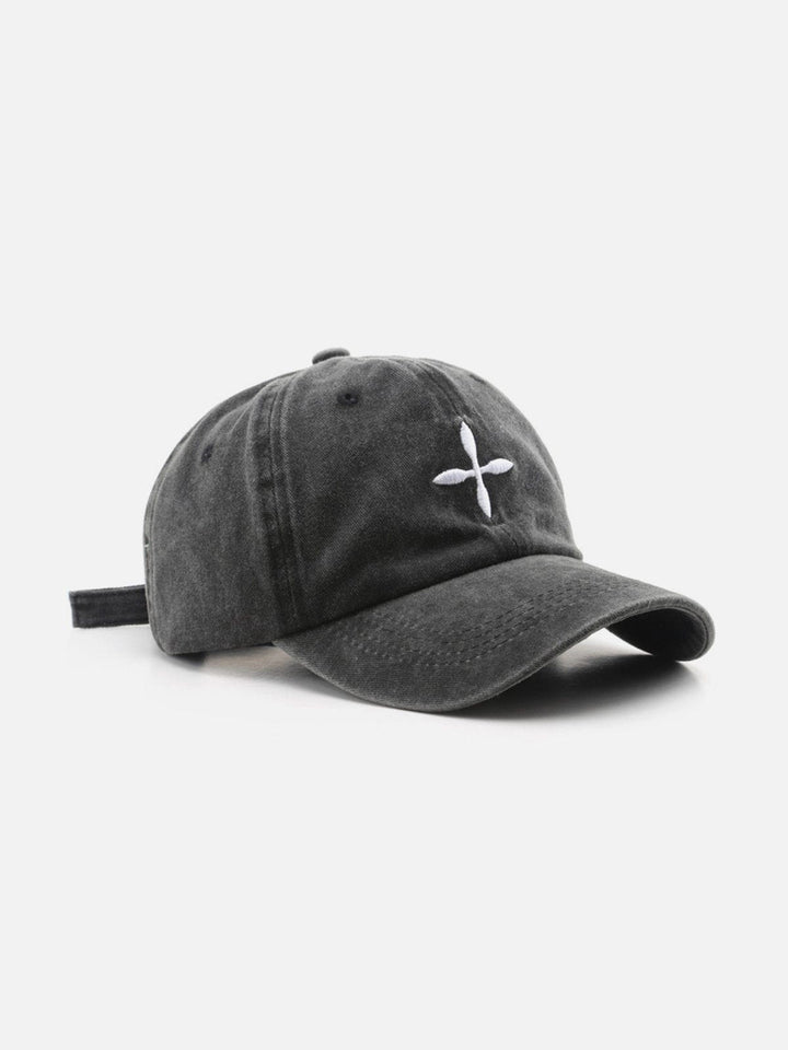 Thesclo - Embroidery Crucifix Baseball Cap - Streetwear Fashion - thesclo.com