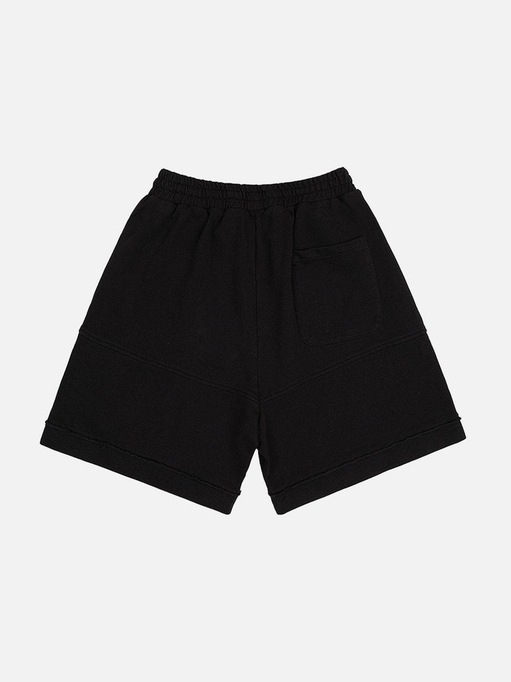 Thesclo - Embroidery Letter Drawstring Shorts - Streetwear Fashion - thesclo.com