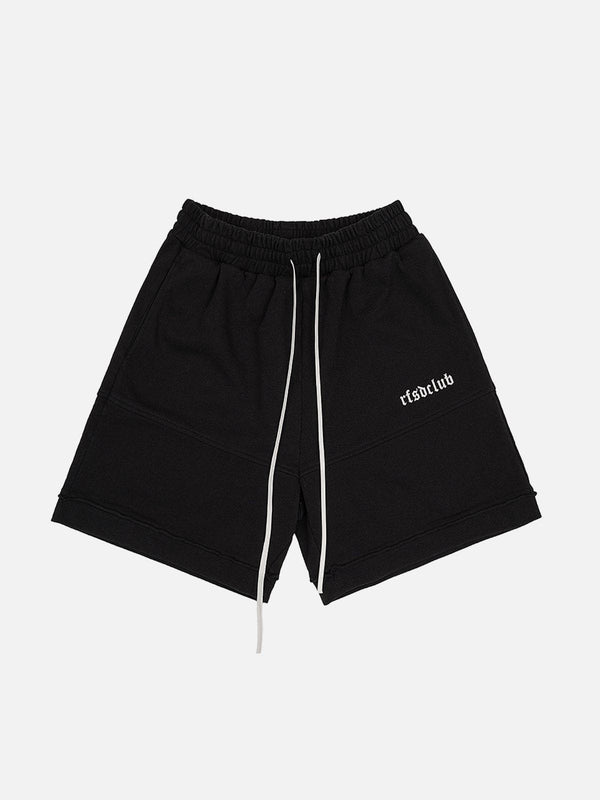 Thesclo - Embroidery Letter Drawstring Shorts - Streetwear Fashion - thesclo.com
