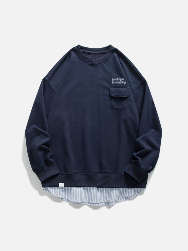 Thesclo - Fake Two-Piece Sweatshirt - Streetwear Fashion - thesclo.com