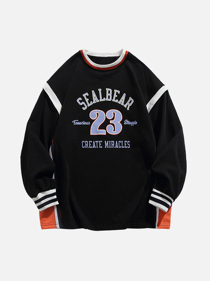 Thesclo - Fake Two Sweatshirt - Streetwear Fashion - thesclo.com