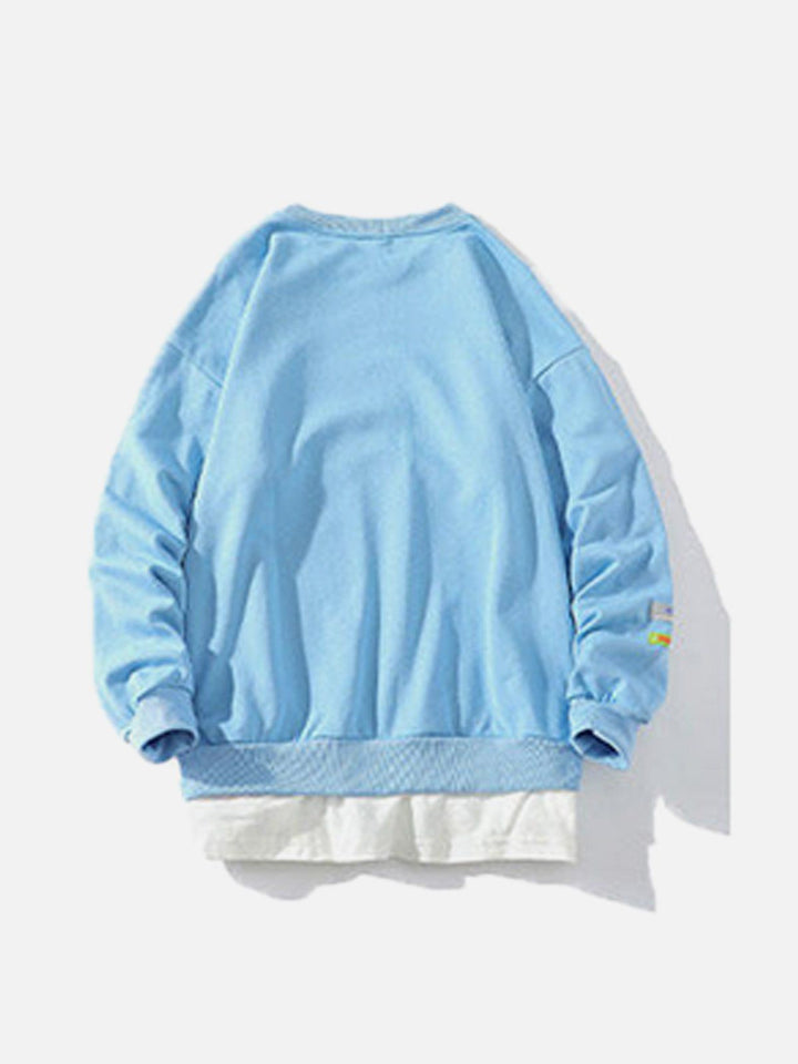 Thesclo - Faux Two-Piece Sweatshirt - Streetwear Fashion - thesclo.com