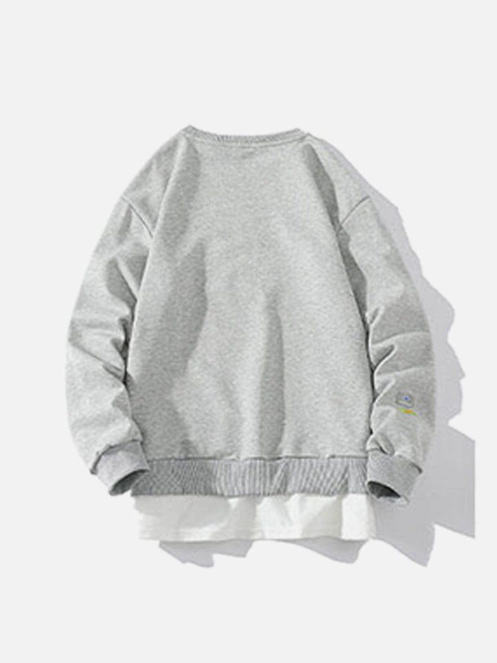 Thesclo - Faux Two-Piece Sweatshirt - Streetwear Fashion - thesclo.com