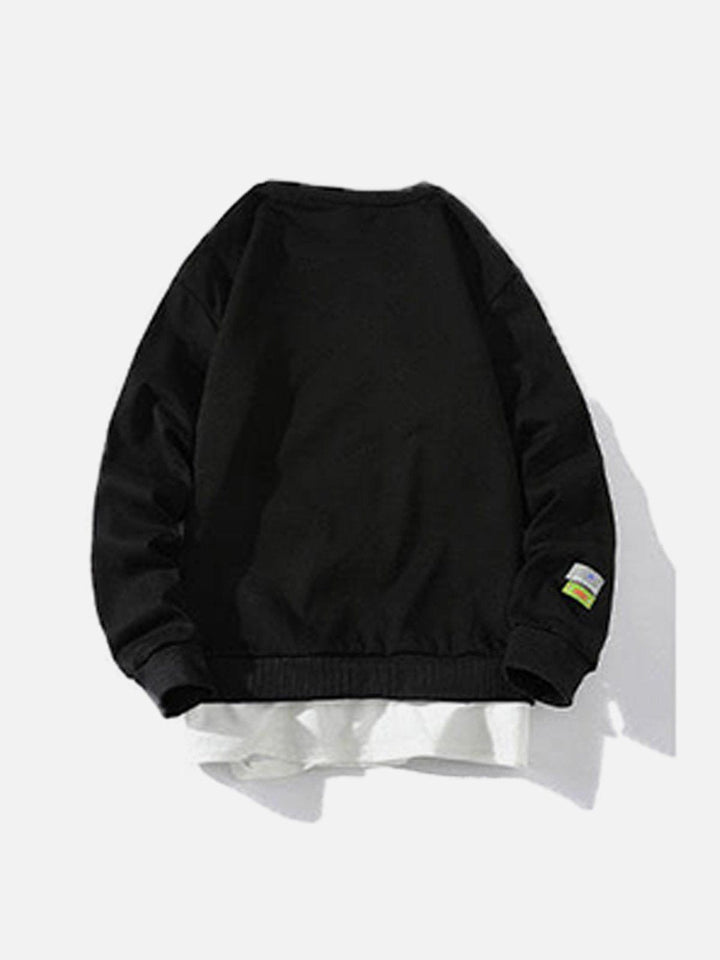 Thesclo - Faux Two-Piece Sweatshirt - Streetwear Fashion - thesclo.com