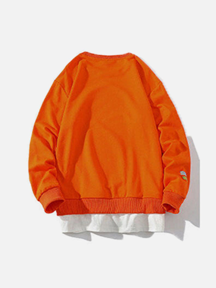 Thesclo - Faux Two-Piece Sweatshirt - Streetwear Fashion - thesclo.com