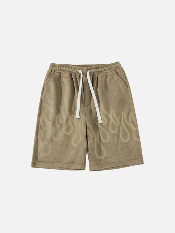 Thesclo - Flame Graphic Shorts - Streetwear Fashion - thesclo.com