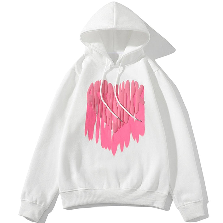 Thesclo - Foam Heart Print Hoodie - Streetwear Fashion - thesclo.com