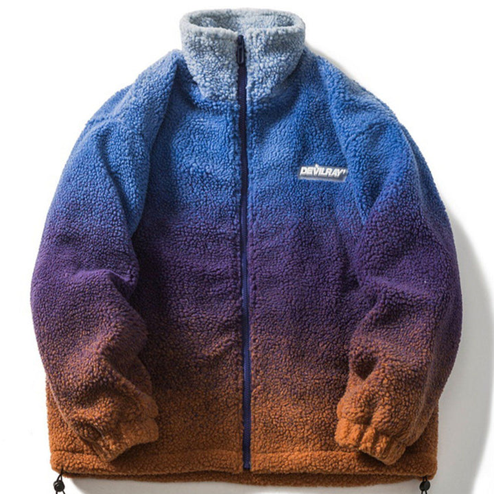 Thesclo - Gradient Rendering Winter Coat - Streetwear Fashion - thesclo.com