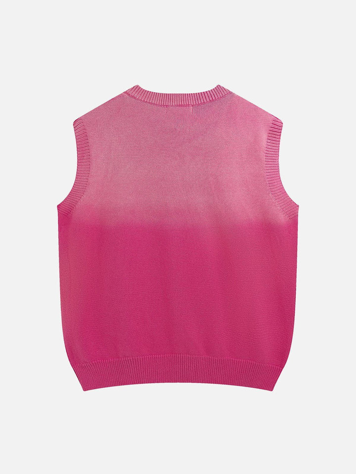 Thesclo - Gradient Sweater Vest - Streetwear Fashion - thesclo.com