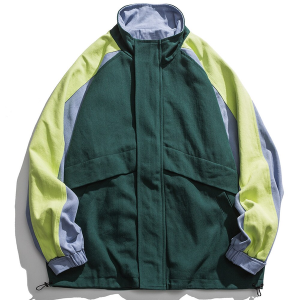 Thesclo - Green BTU Jacket - Streetwear Fashion - thesclo.com