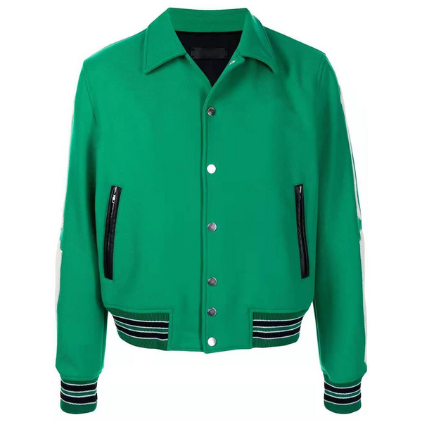 Thesclo - Green Varsity Jacket - Streetwear Fashion - thesclo.com