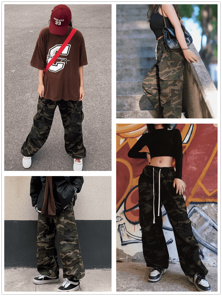Thesclo - Hip Hop Camouflage Cargo Pants - Streetwear Fashion - thesclo.com