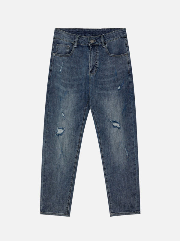 Thesclo - Hole Pencil Jeans - Streetwear Fashion - thesclo.com