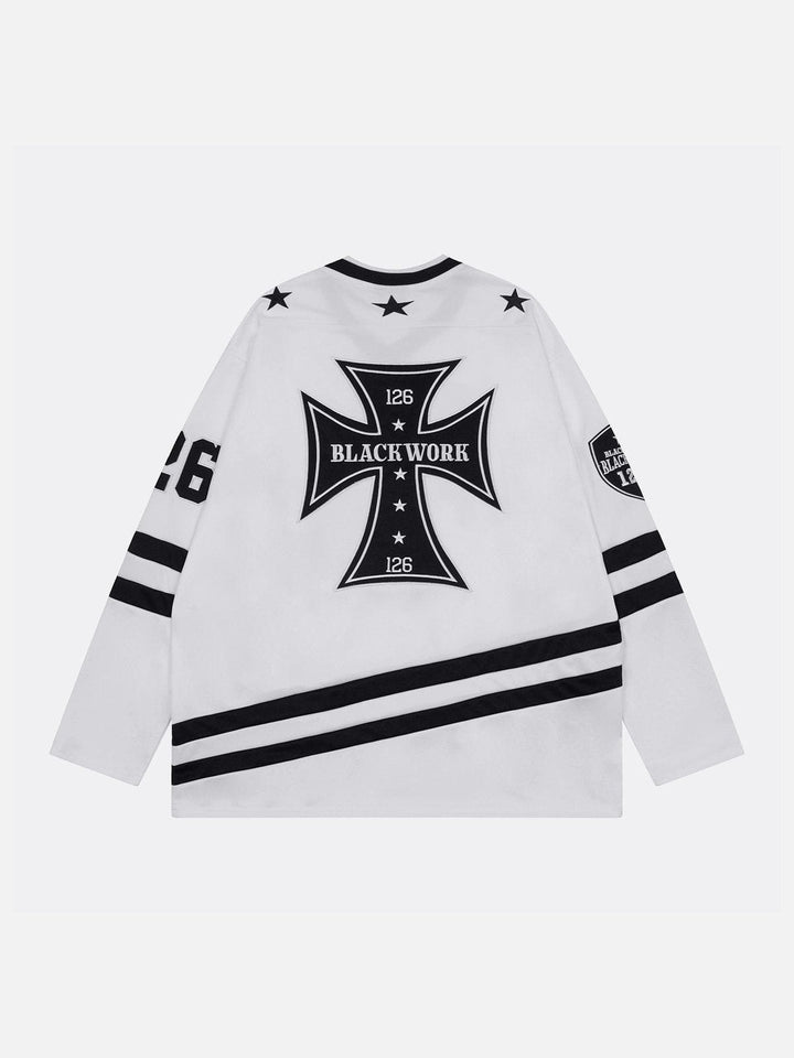 Thesclo - Ice Hockey Jersey Sweatshirt - Streetwear Fashion - thesclo.com