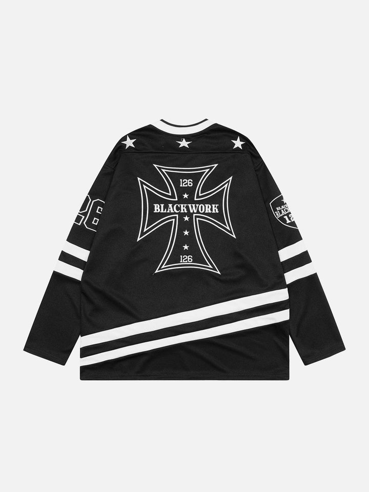 Thesclo - Ice Hockey Jersey Sweatshirt - Streetwear Fashion - thesclo.com