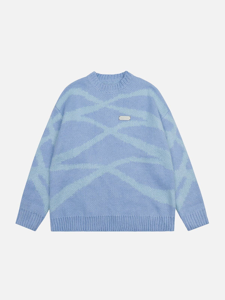 Thesclo - Irregular Striped Sweater - Streetwear Fashion - thesclo.com