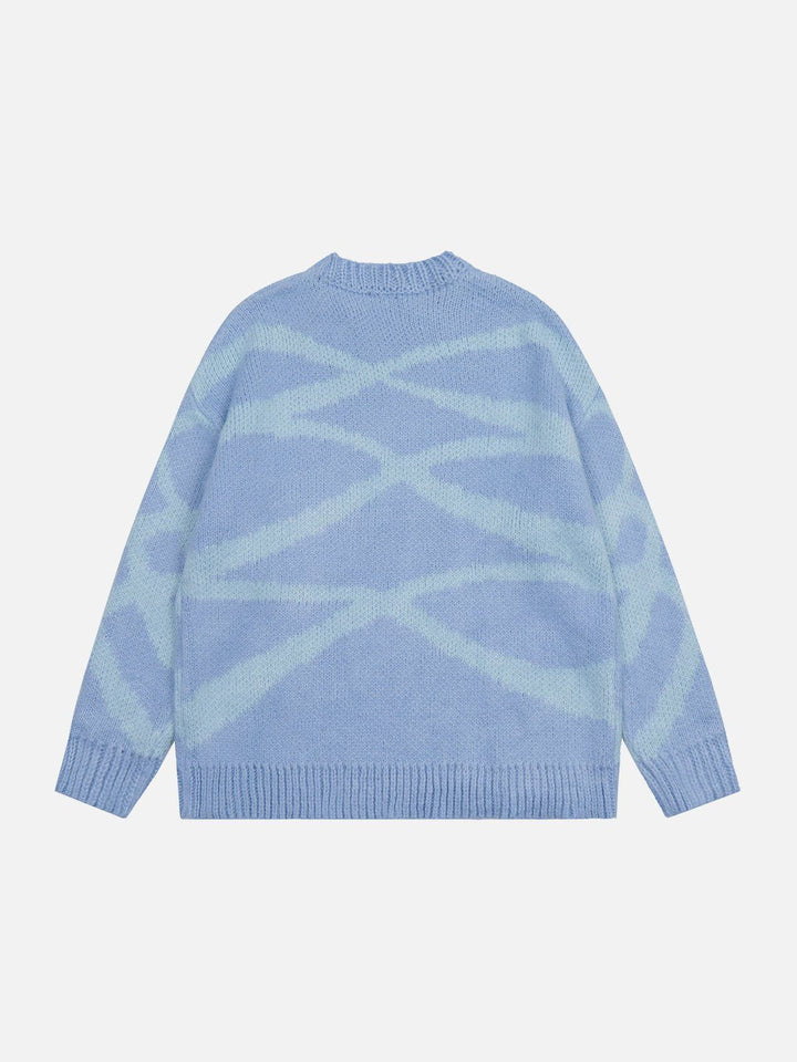 Thesclo - Irregular Striped Sweater - Streetwear Fashion - thesclo.com