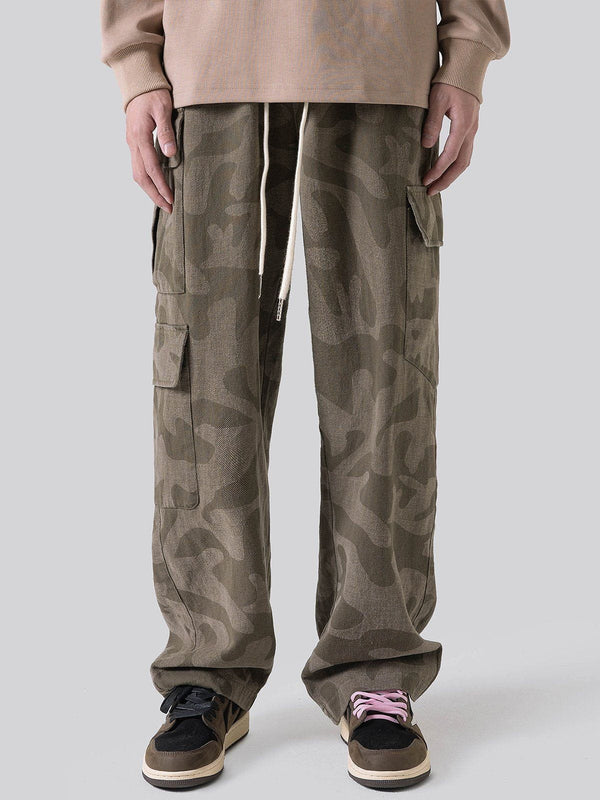 Thesclo - Large Multi-Pocket Cargo Pants - Streetwear Fashion - thesclo.com