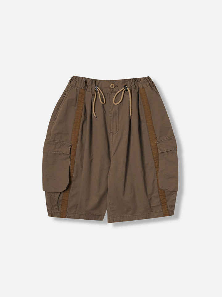 Thesclo - Large Pocket Patchwork Shorts - Streetwear Fashion - thesclo.com