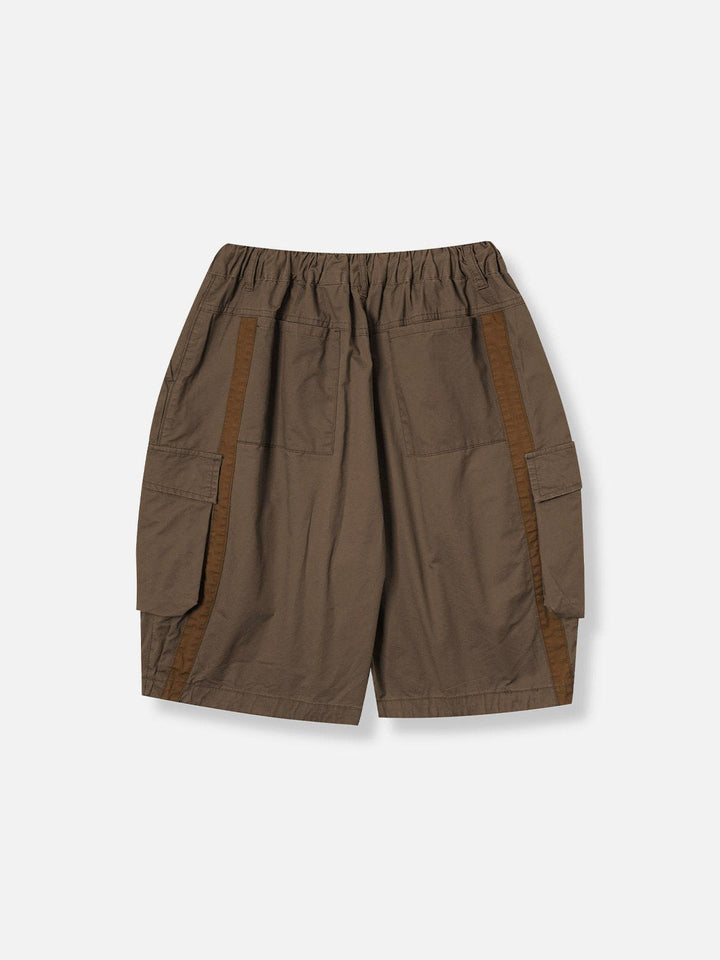 Thesclo - Large Pocket Patchwork Shorts - Streetwear Fashion - thesclo.com