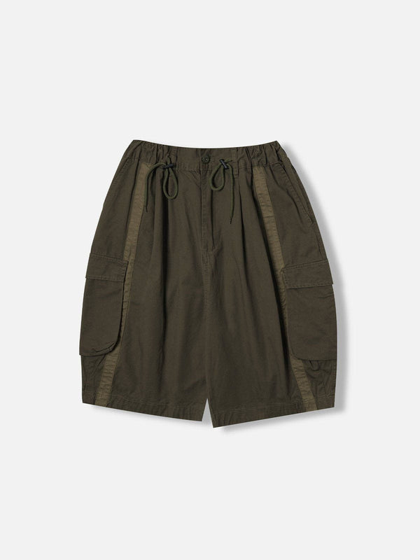 Thesclo - Large Pocket Patchwork Shorts - Streetwear Fashion - thesclo.com