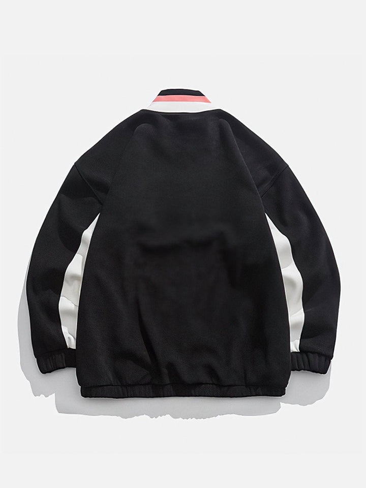 Thesclo - Letter Embroidery Sweatshirt - Streetwear Fashion - thesclo.com