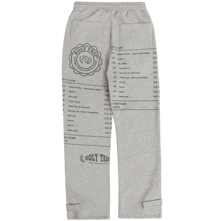 Thesclo - Letter Print Sweatpants - Streetwear Fashion - thesclo.com