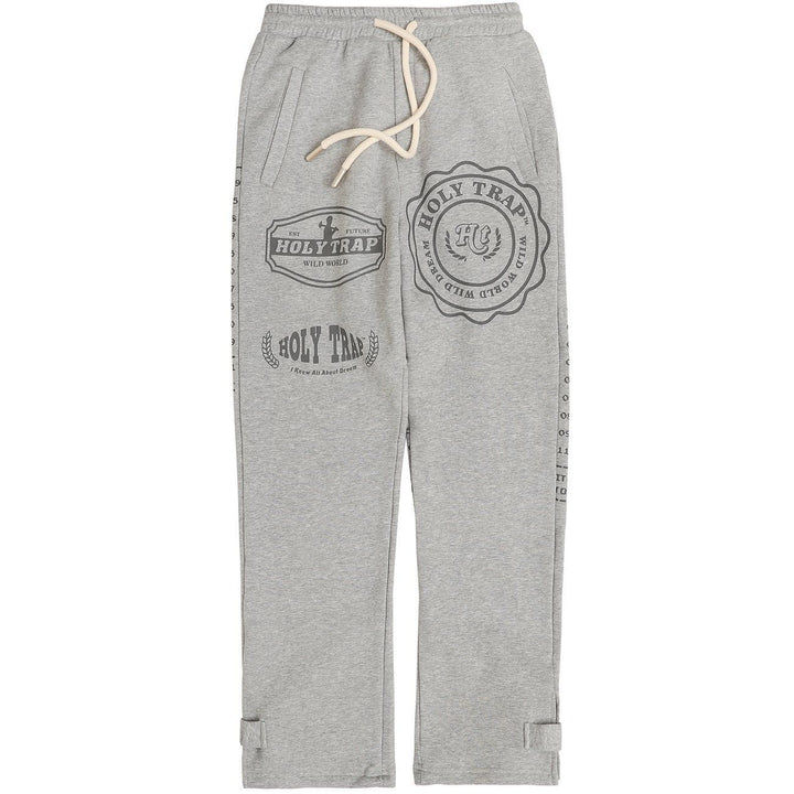 Thesclo - Letter Print Sweatpants - Streetwear Fashion - thesclo.com