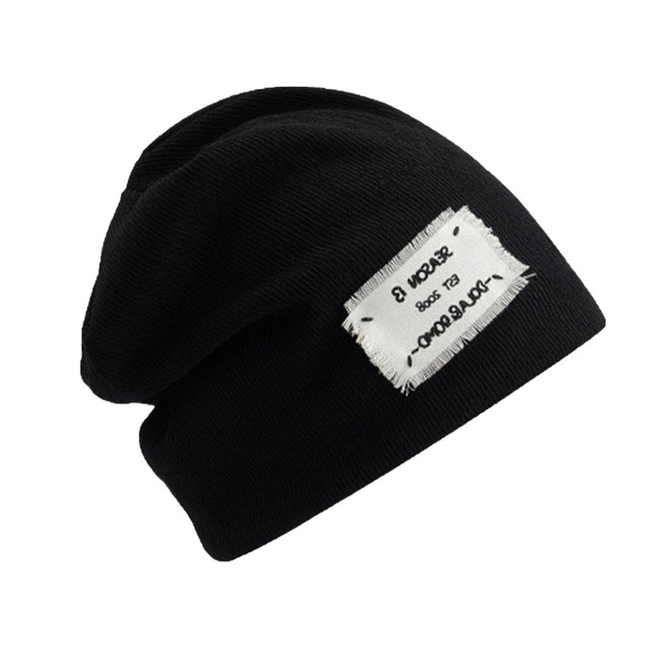 Thesclo - Letter Square Knitted Pile Cap - Streetwear Fashion - thesclo.com