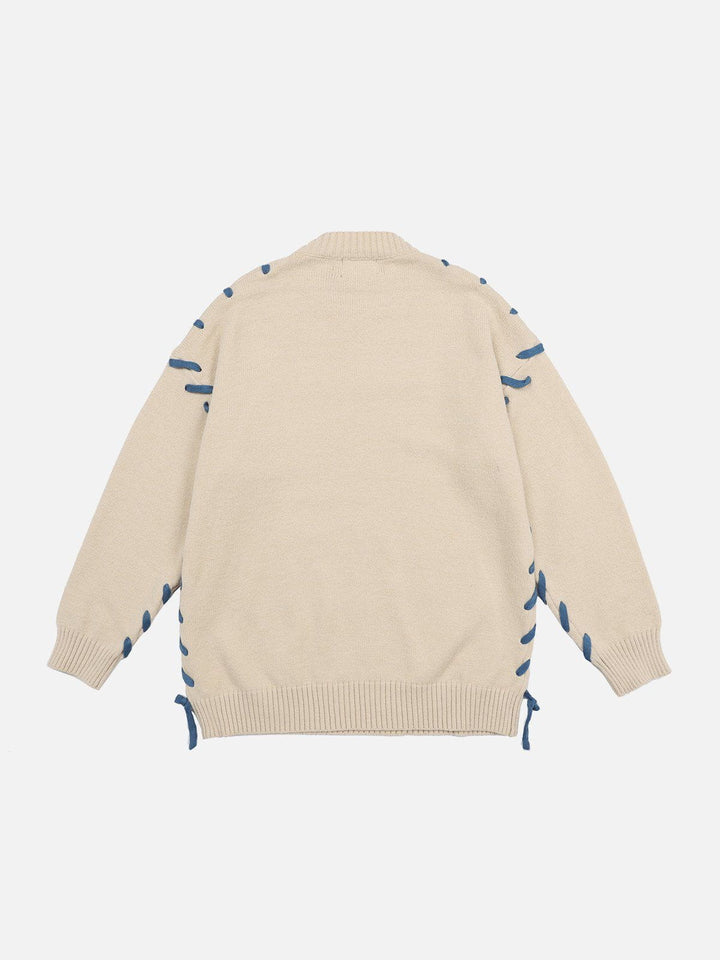 Thesclo - Line Splicing Sweater - Streetwear Fashion - thesclo.com