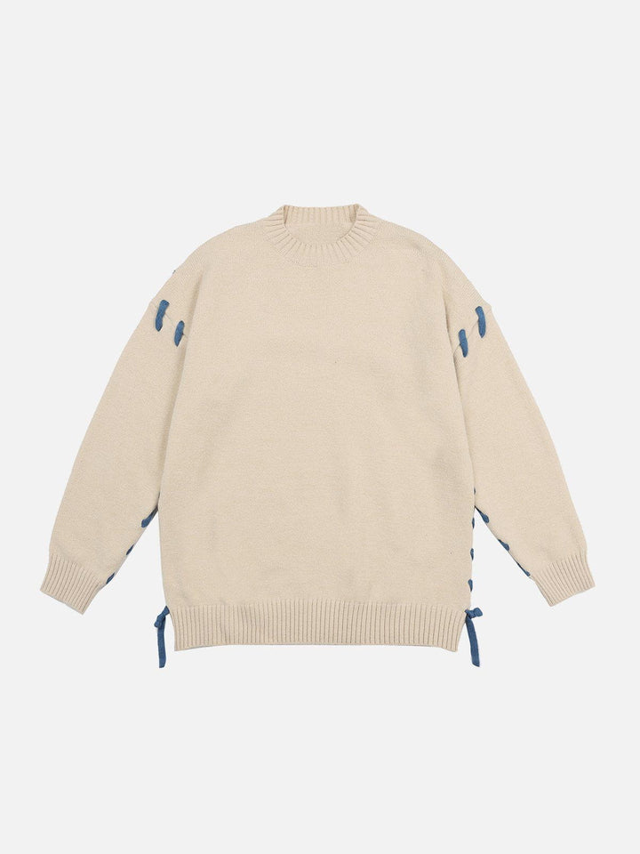 Thesclo - Line Splicing Sweater - Streetwear Fashion - thesclo.com