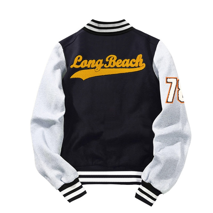 Thesclo - Long Beach Black Jacket - Streetwear Fashion - thesclo.com