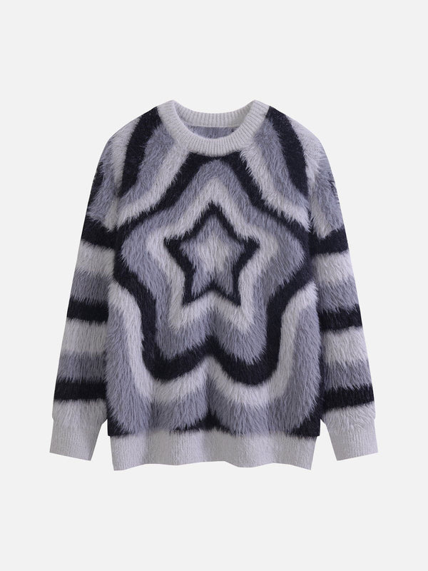 Thesclo - Mohair Star Sweater - Streetwear Fashion - thesclo.com