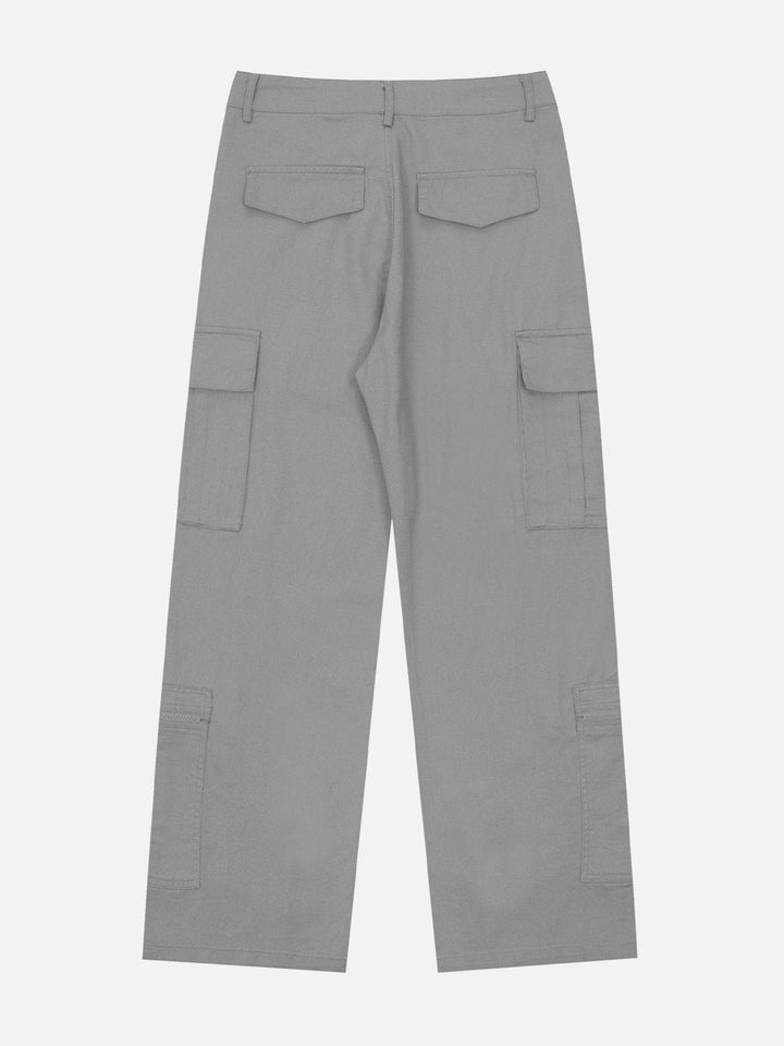 Thesclo - Multi-Pocket Split Pants - Streetwear Fashion - thesclo.com