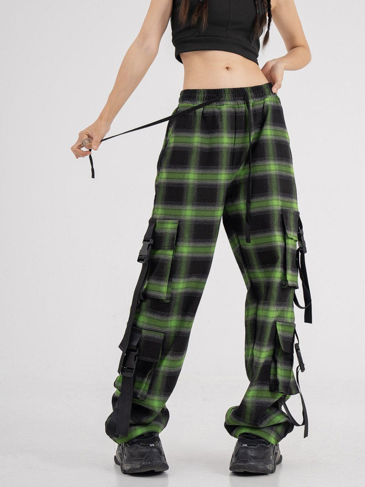 Thesclo - Multi-Pocket Streamer Pants - Streetwear Fashion - thesclo.com
