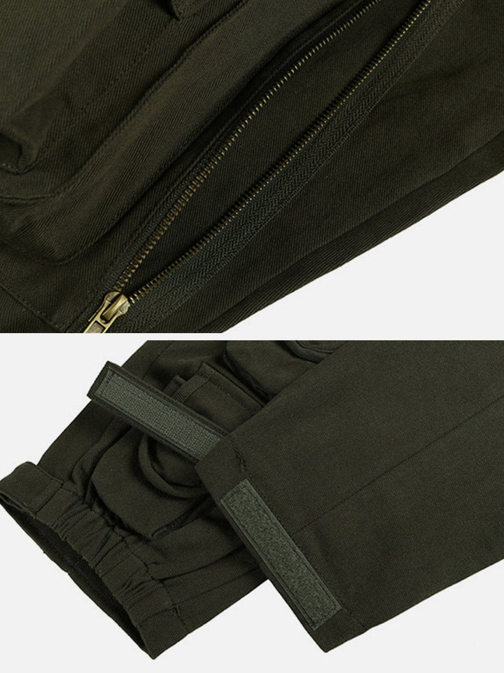 Thesclo - Multi Pocket Technical Cargo Pants - Streetwear Fashion - thesclo.com