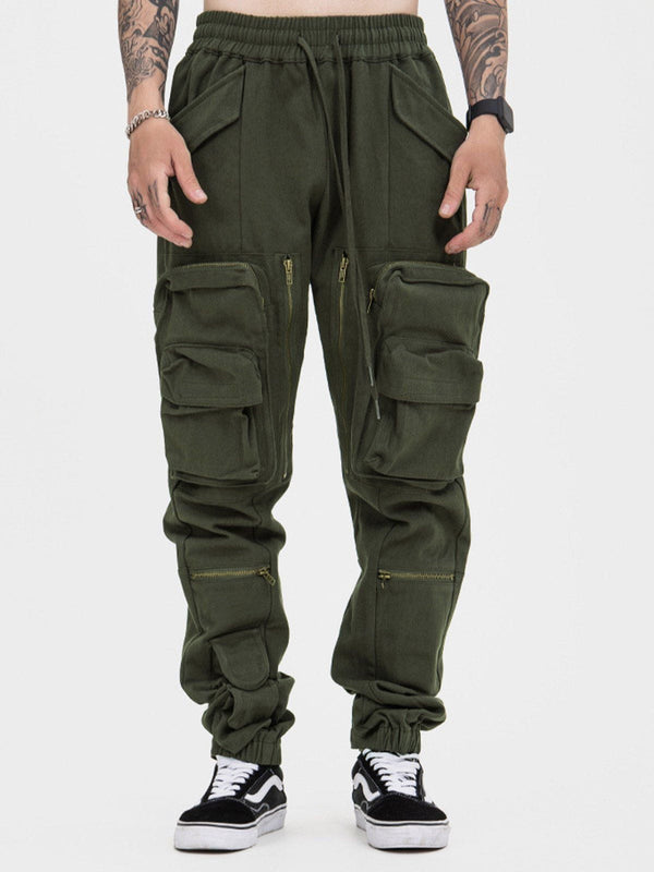 Thesclo - Multi Pocket Technical Cargo Pants - Streetwear Fashion - thesclo.com