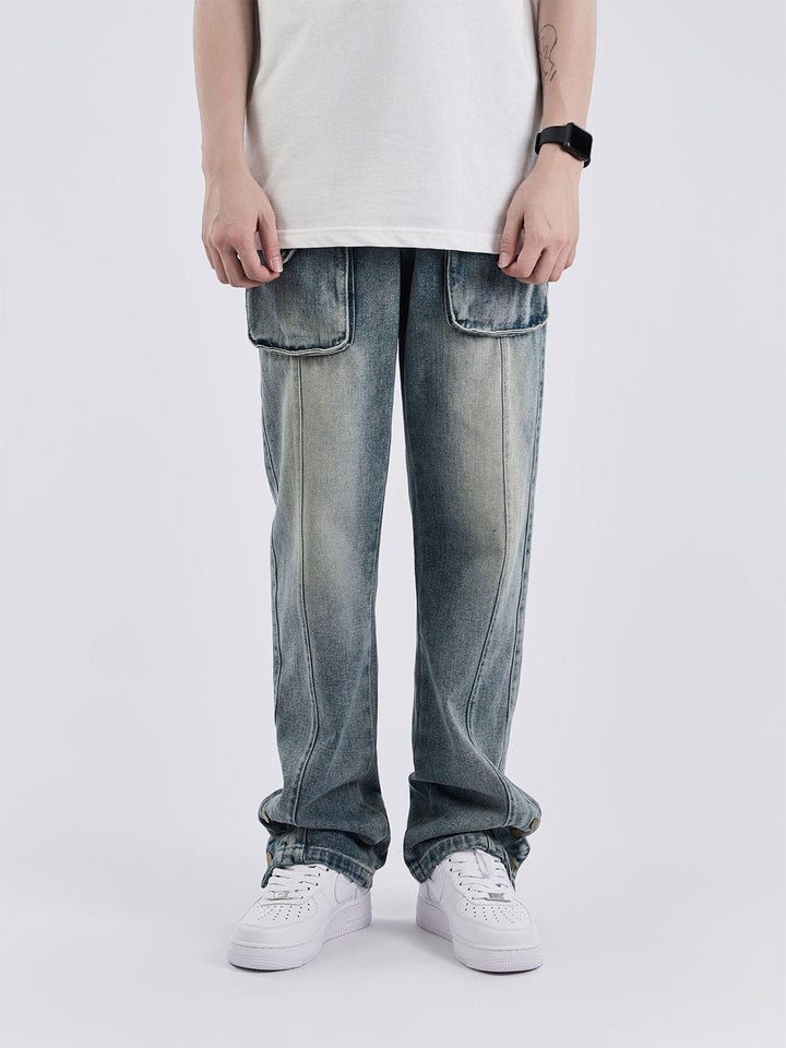 Thesclo - Multi Pockets Jeans - Streetwear Fashion - thesclo.com