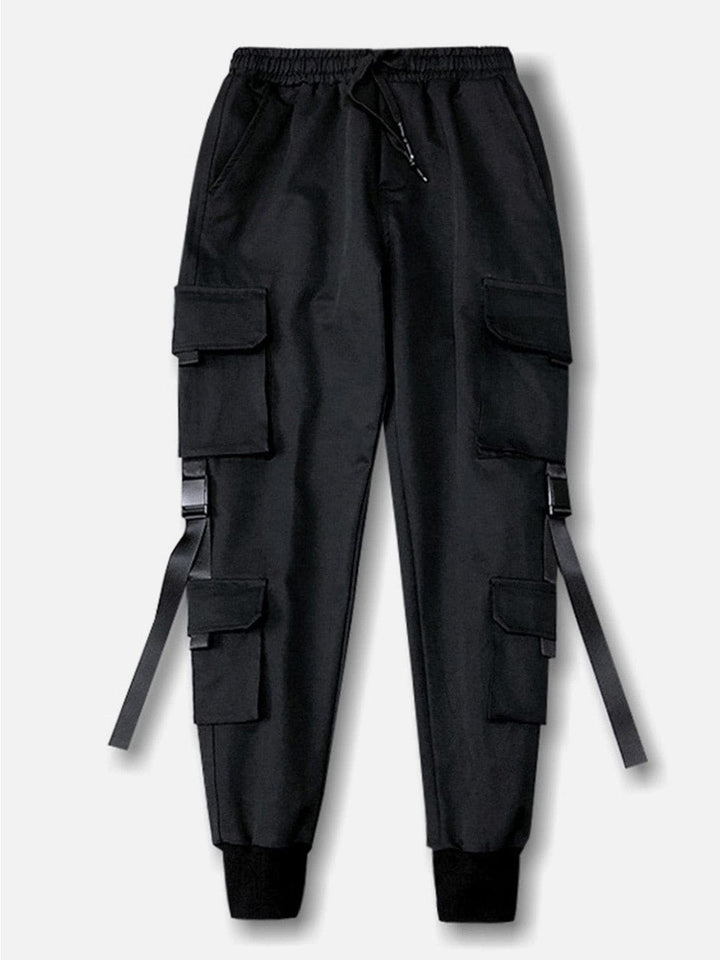 Thesclo - "Multi Pockets Ribbons" Joggers - Streetwear Fashion - thesclo.com