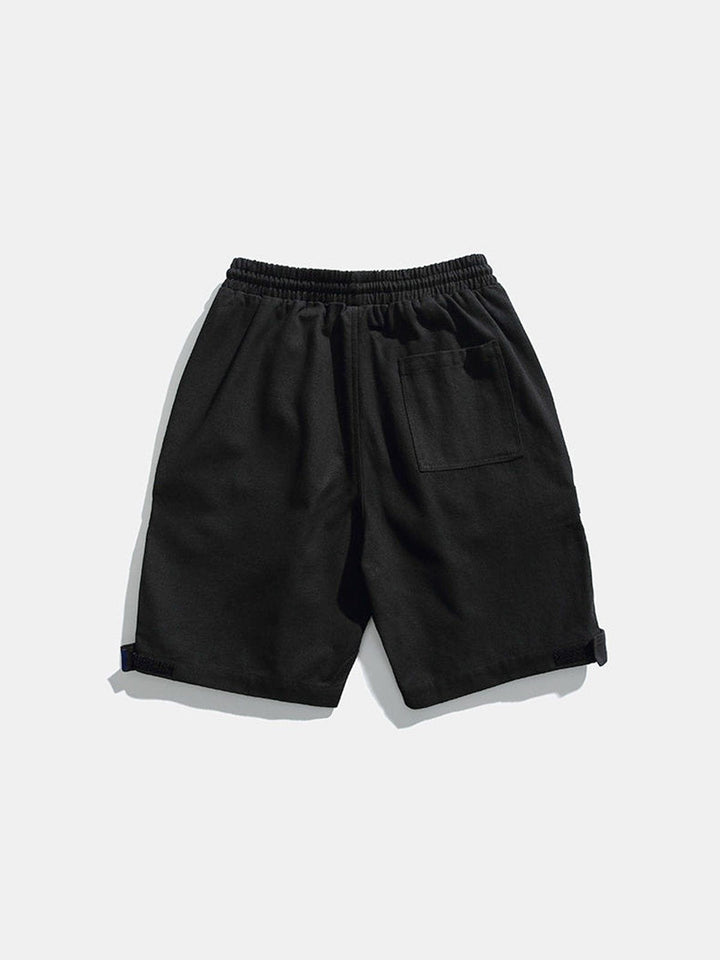 Thesclo - Multi-pocket Solid Color Shorts - Streetwear Fashion - thesclo.com