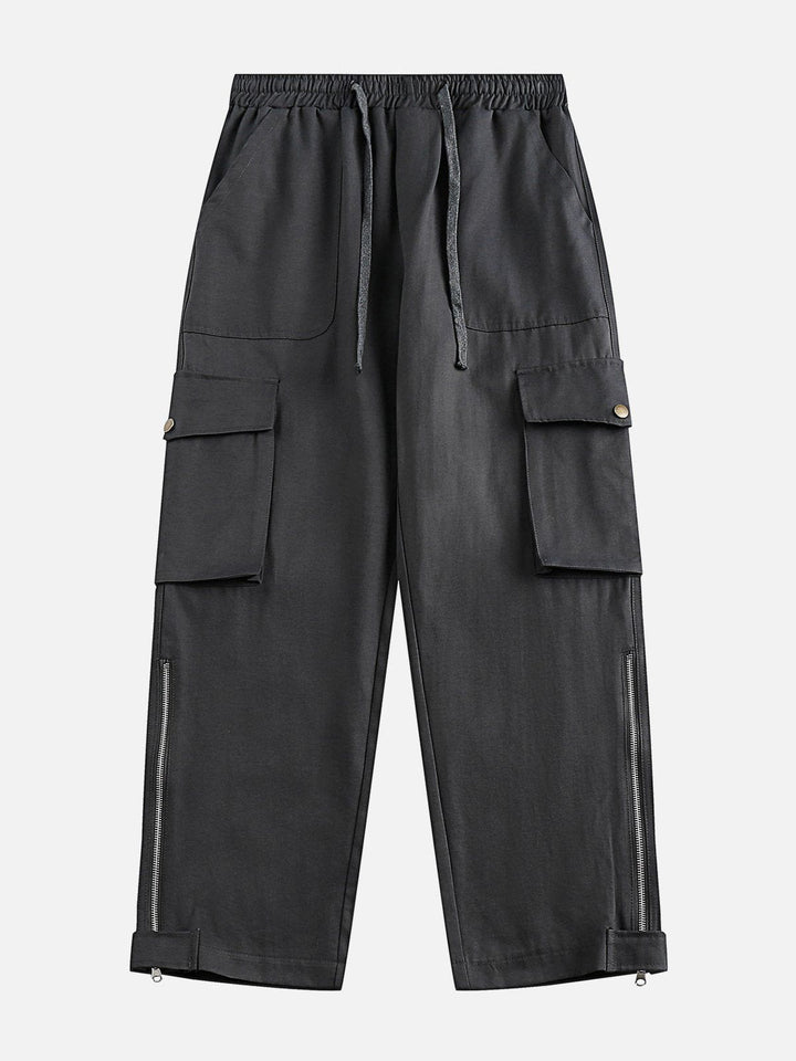 Thesclo - Multi-pocket ZIP UP Cargo Pants - Streetwear Fashion - thesclo.com