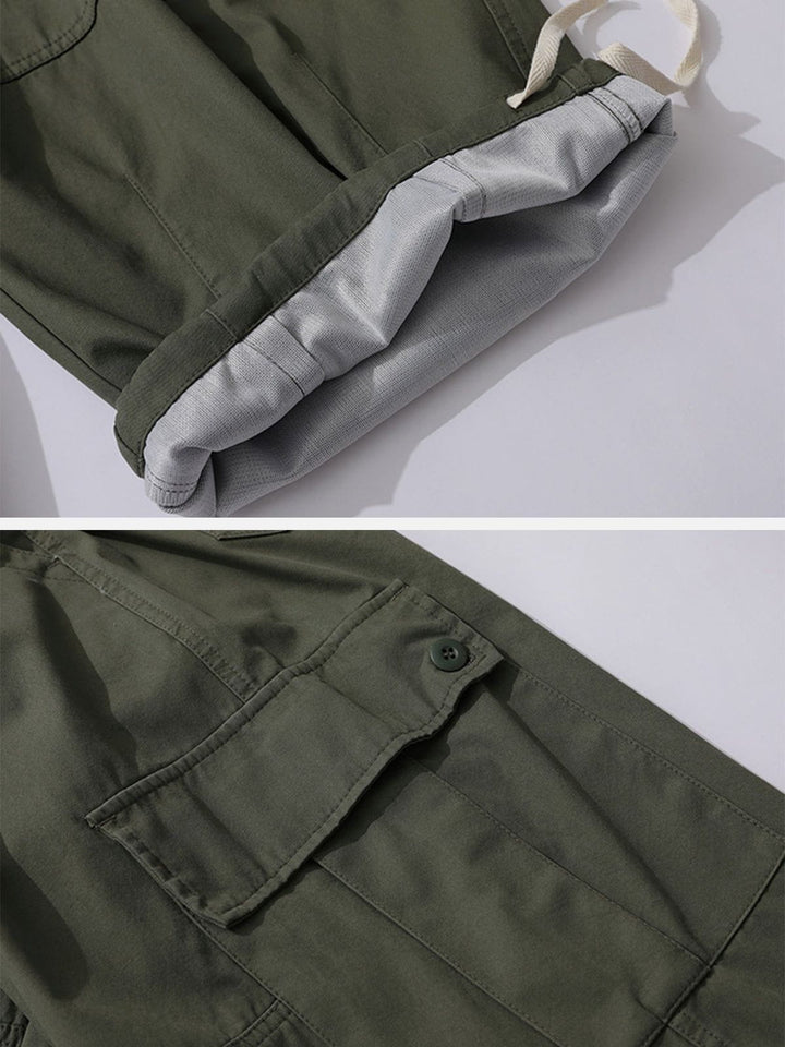 Thesclo - Multiple Pockets Cargo Pants - Streetwear Fashion - thesclo.com