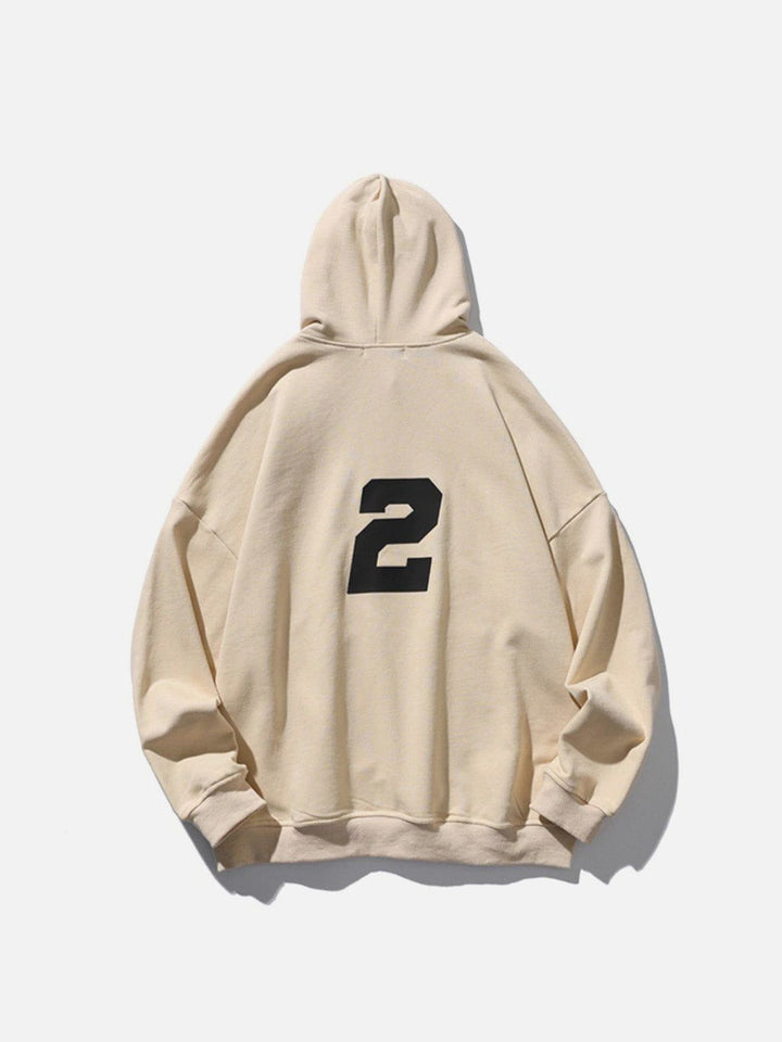 Thesclo - Number “2” Print Hoodie - Streetwear Fashion - thesclo.com