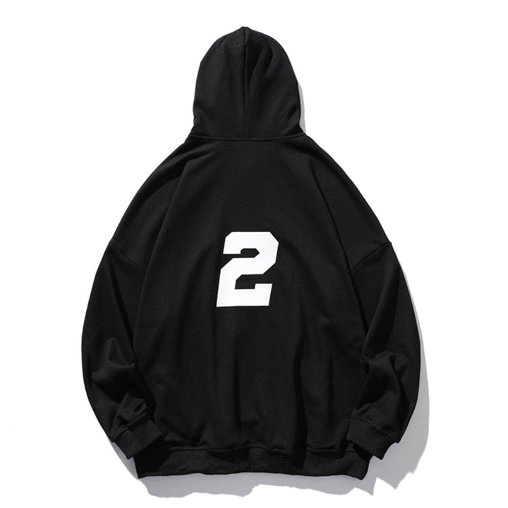 Thesclo - Number “2” Print Hoodie - Streetwear Fashion - thesclo.com