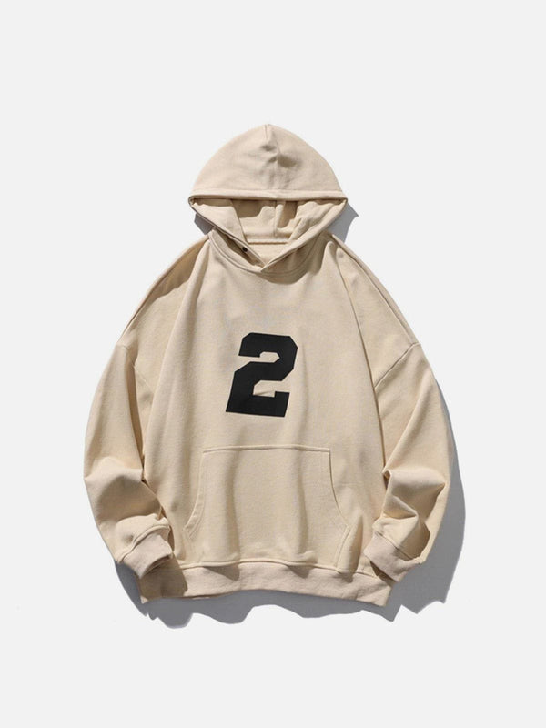 Thesclo - Number “2” Print Hoodie - Streetwear Fashion - thesclo.com