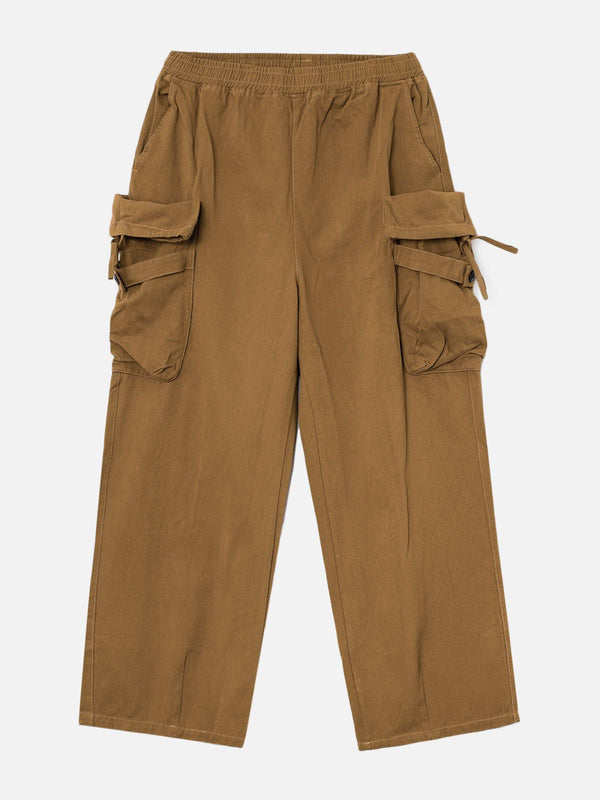 Thesclo - Oversized Three-dimensional Pocket Cargo Pants - Streetwear Fashion - thesclo.com